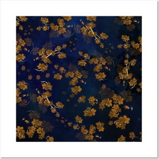 Cherry Flower 6 (spring floral pattern) Posters and Art